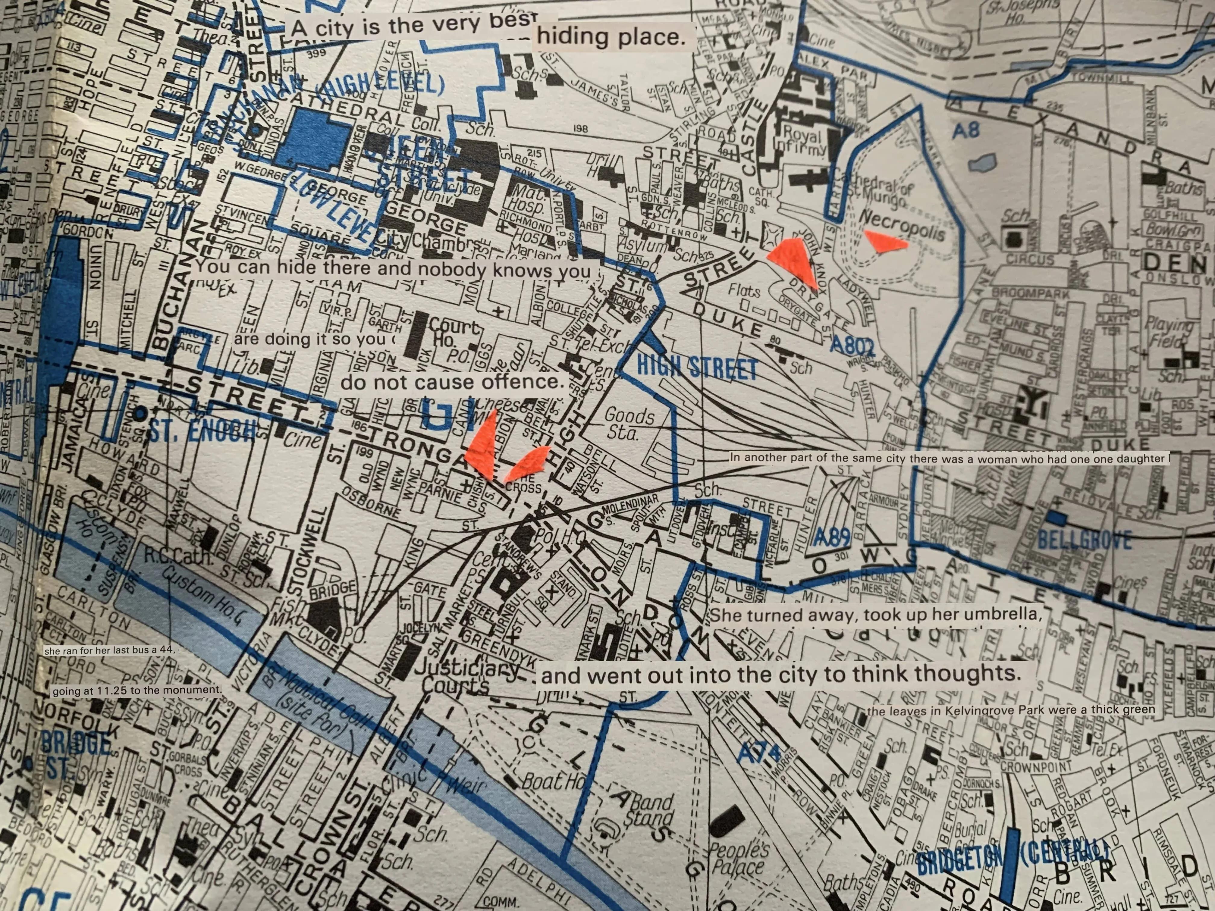 Make a Space for Me: Glasgow map